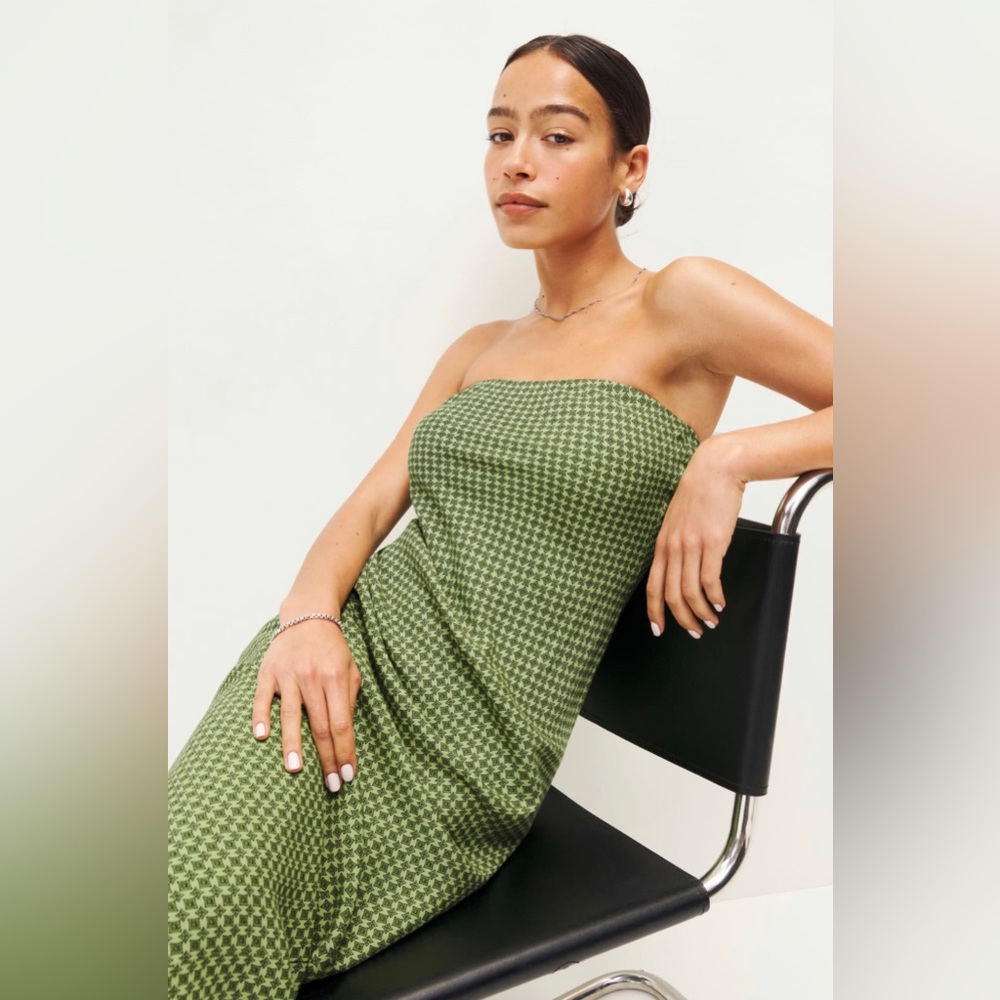 Reformation Joana Dress in Piccolo | S - Picture 7 of 9
